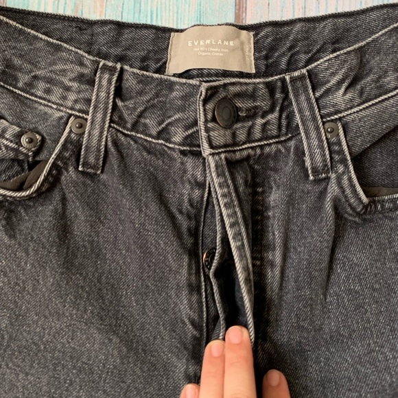 Everlane the cheeky 90s ankle washed black color - Picture 4 of 14